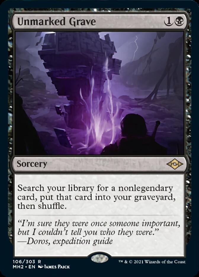 Unmarked Grave [Modern Horizons 2] | Dumpster Cat Games