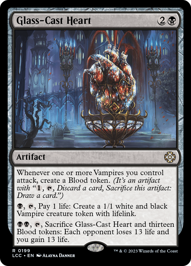 Glass-Cast Heart [The Lost Caverns of Ixalan Commander] | Dumpster Cat Games