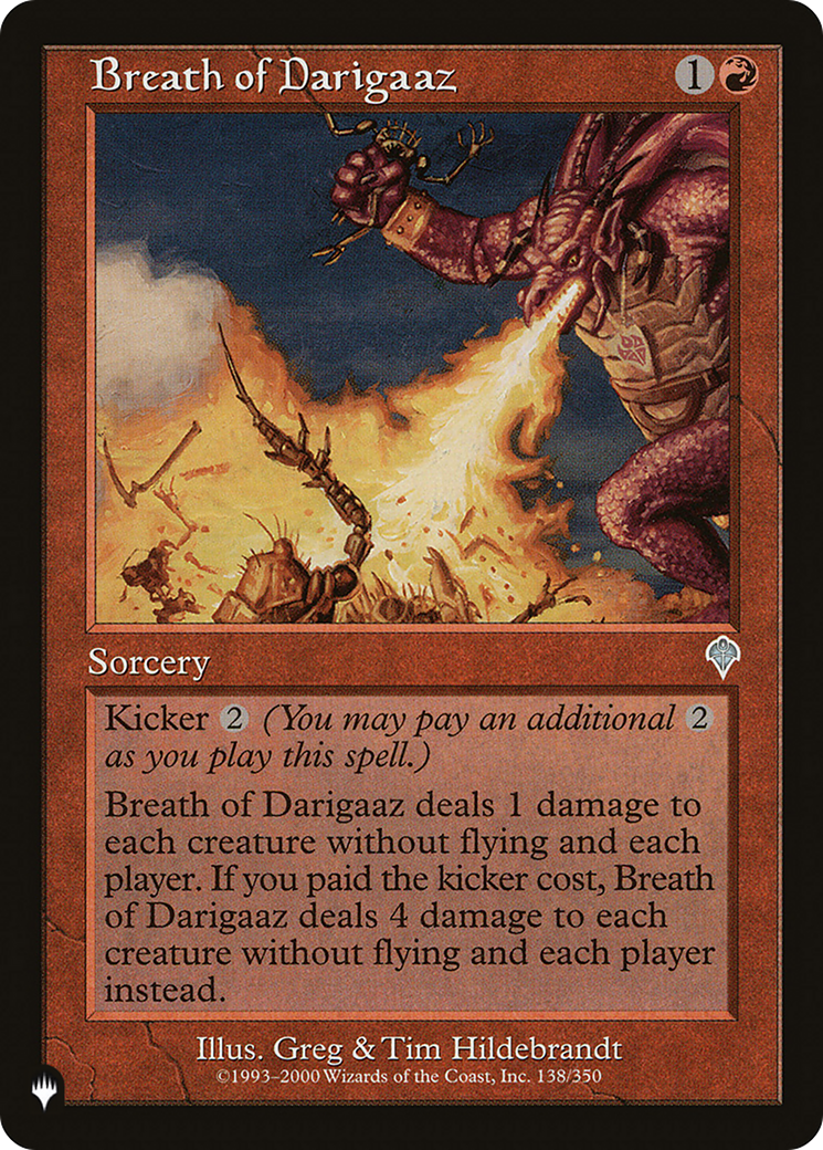 Breath of Darigaaz [The List] | Dumpster Cat Games