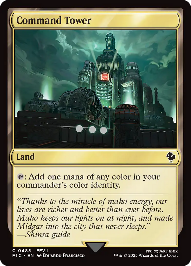 Command Tower (0485) [FINAL FANTASY Commander] | Dumpster Cat Games
