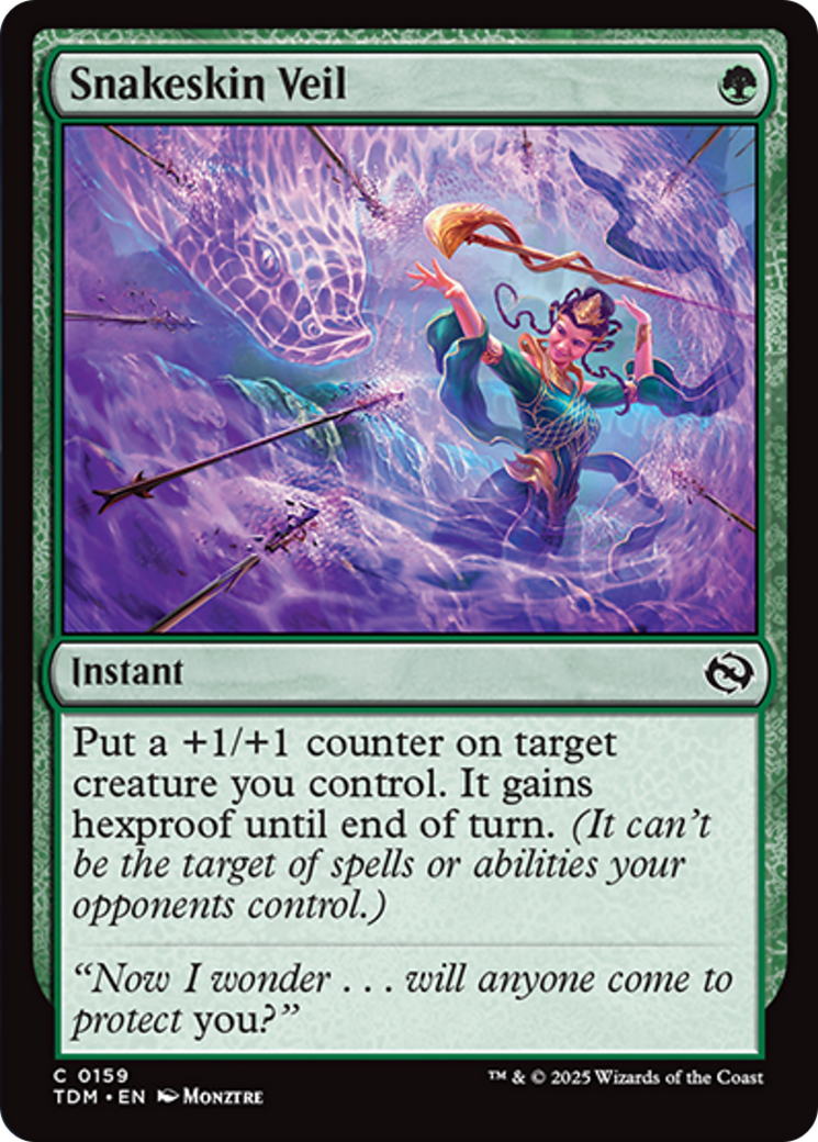 Snakeskin Veil [Tarkir: Dragonstorm] | Dumpster Cat Games