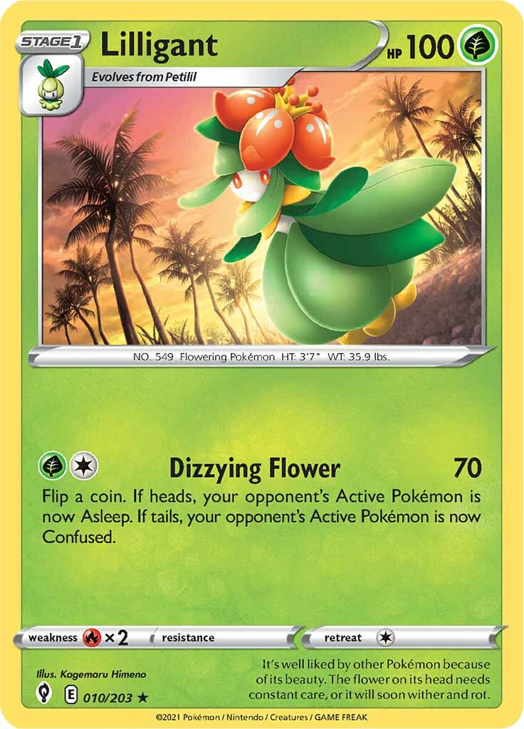 Lilligant (010/203) [Sword & Shield: Evolving Skies] | Dumpster Cat Games