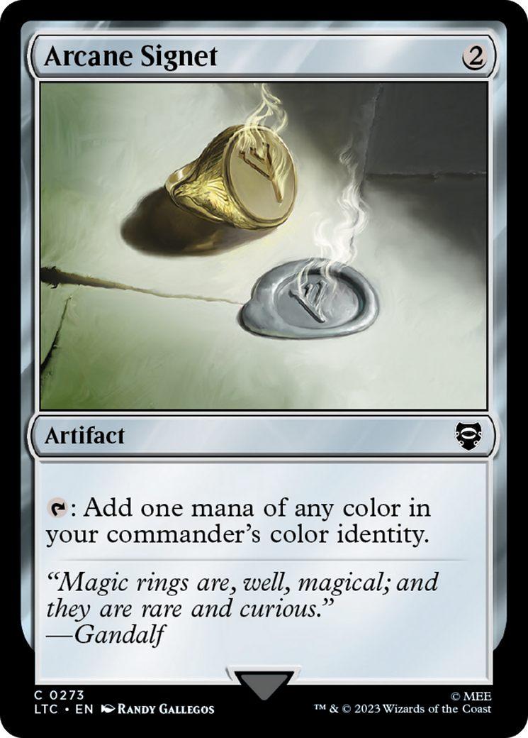 Arcane Signet [The Lord of the Rings: Tales of Middle-Earth Commander] | Dumpster Cat Games