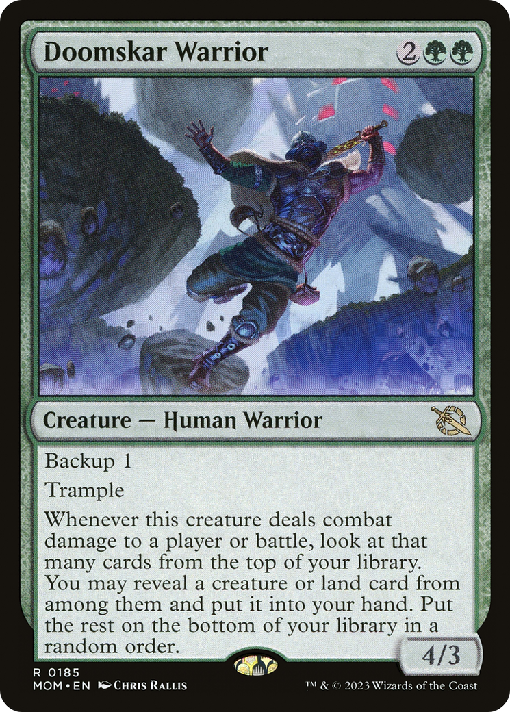 Doomskar Warrior [March of the Machine] | Dumpster Cat Games