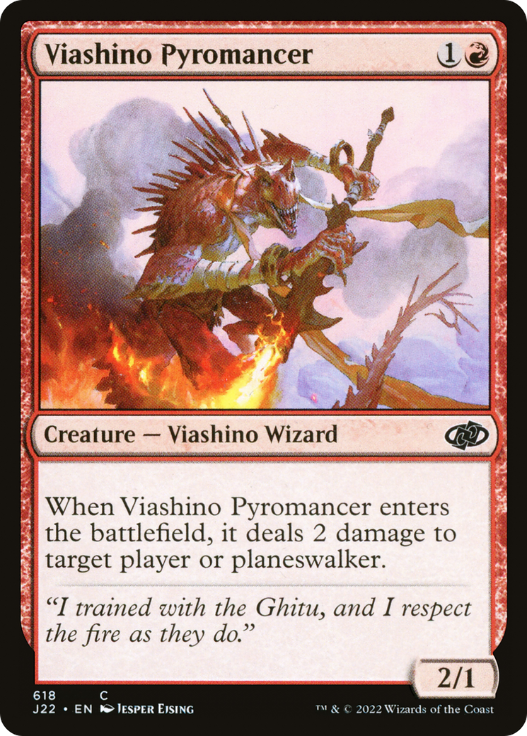 Viashino Pyromancer [Jumpstart 2022] | Dumpster Cat Games