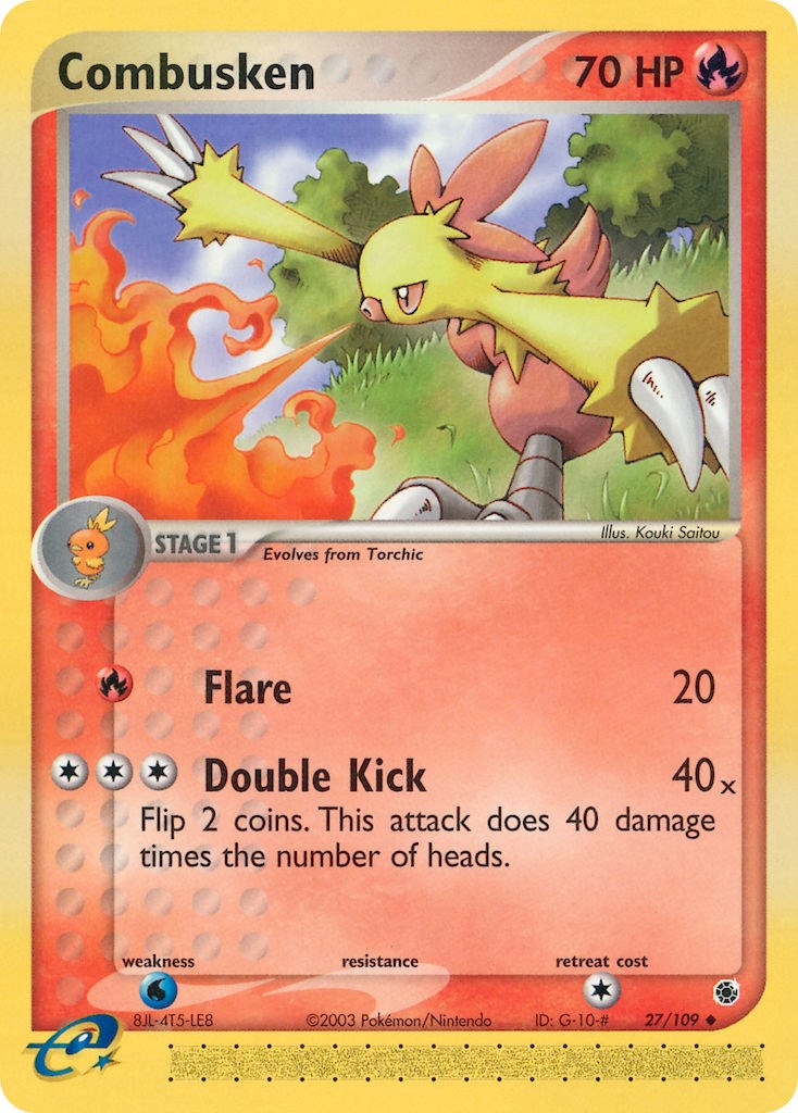 Combusken (27/109) [EX: Ruby & Sapphire] | Dumpster Cat Games