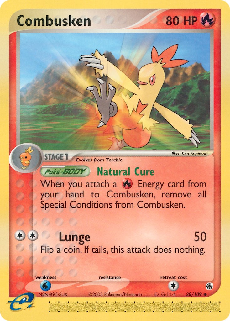 Combusken (28/109) [EX: Ruby & Sapphire] | Dumpster Cat Games