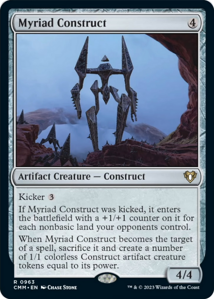 Myriad Construct [Commander Masters] | Dumpster Cat Games