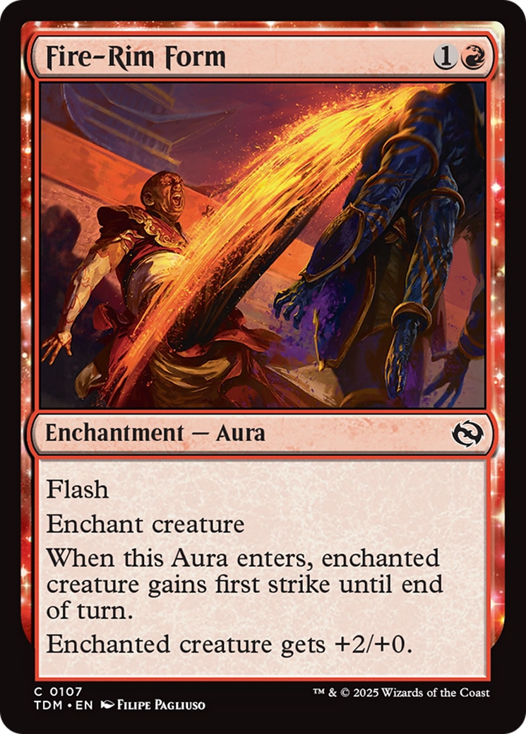 Fire-Rim Form [Tarkir: Dragonstorm] | Dumpster Cat Games