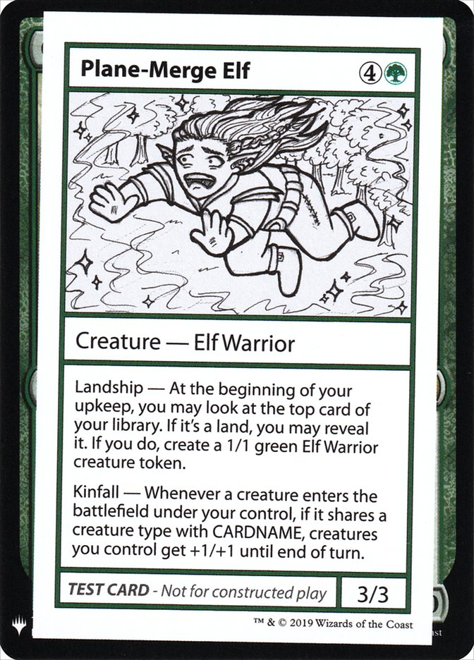 Plane-Merge Elf [Mystery Booster Playtest Cards] | Dumpster Cat Games