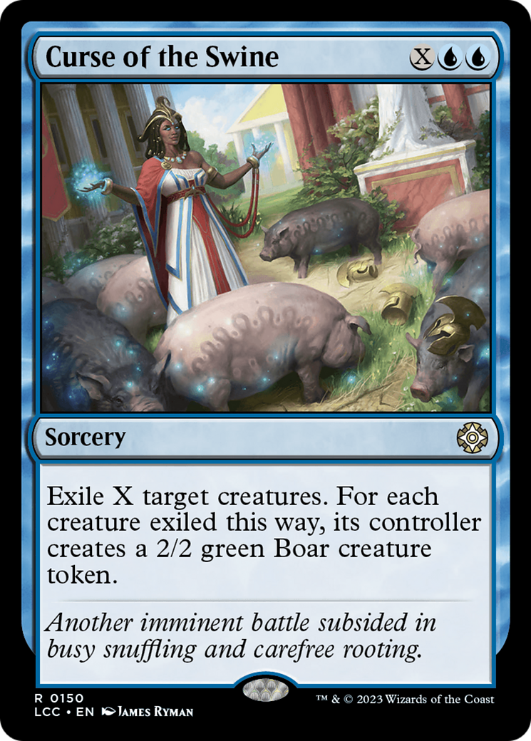 Curse of the Swine [The Lost Caverns of Ixalan Commander] | Dumpster Cat Games