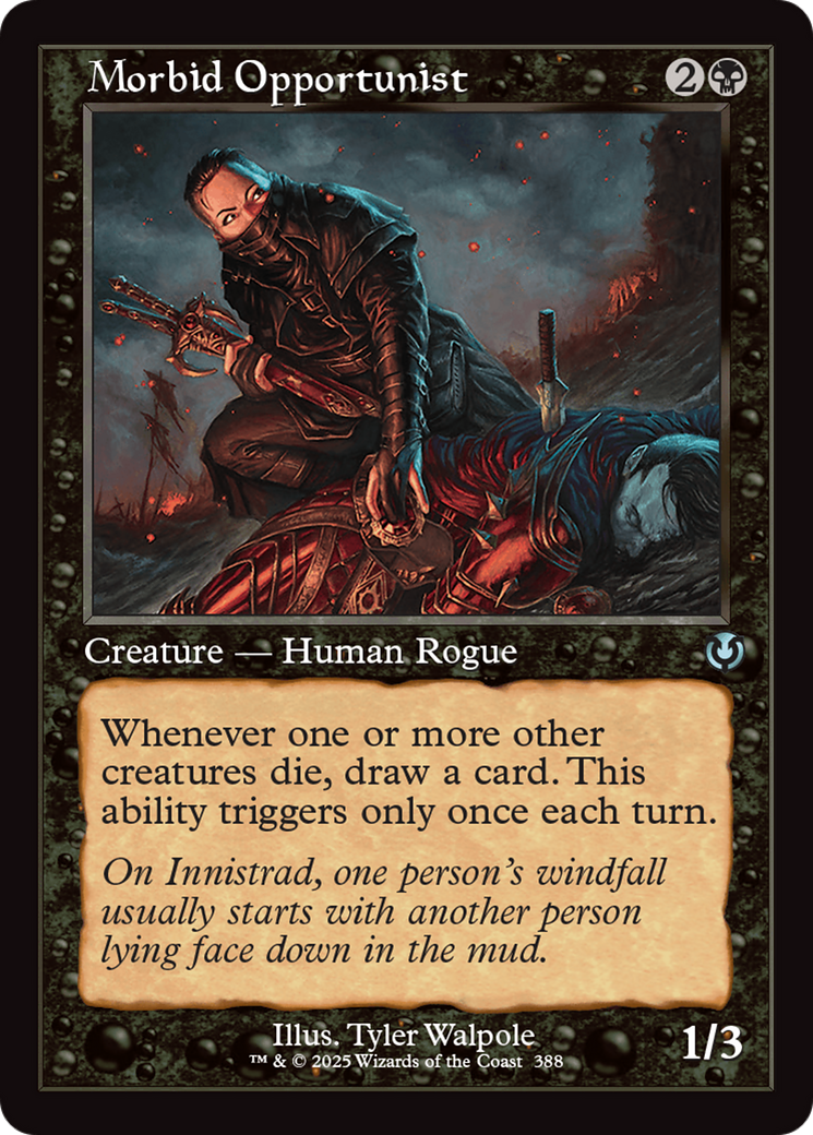 Morbid Opportunist (Retro Frame) [Innistrad Remastered] | Dumpster Cat Games