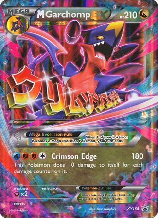 M Garchomp EX (XY168) (Jumbo Card) [XY: Black Star Promos] | Dumpster Cat Games