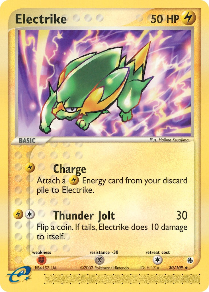 Electrike (30/109) [EX: Ruby & Sapphire] | Dumpster Cat Games
