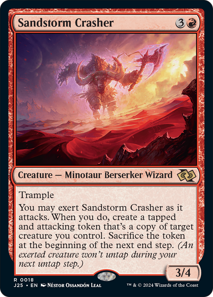 Sandstorm Crasher [Foundations Jumpstart] | Dumpster Cat Games
