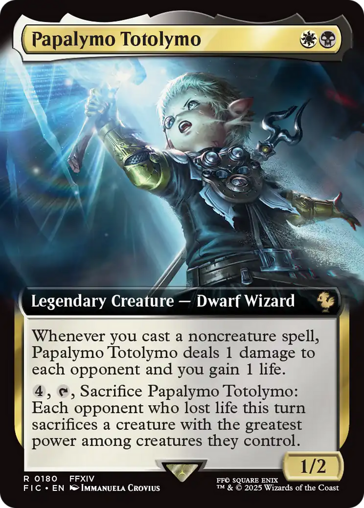 Papalymo Totolymo (Extended Art) [FINAL FANTASY Commander] | Dumpster Cat Games