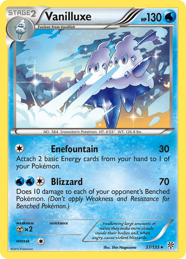 Vanilluxe (37/135) [Black & White: Plasma Storm] | Dumpster Cat Games