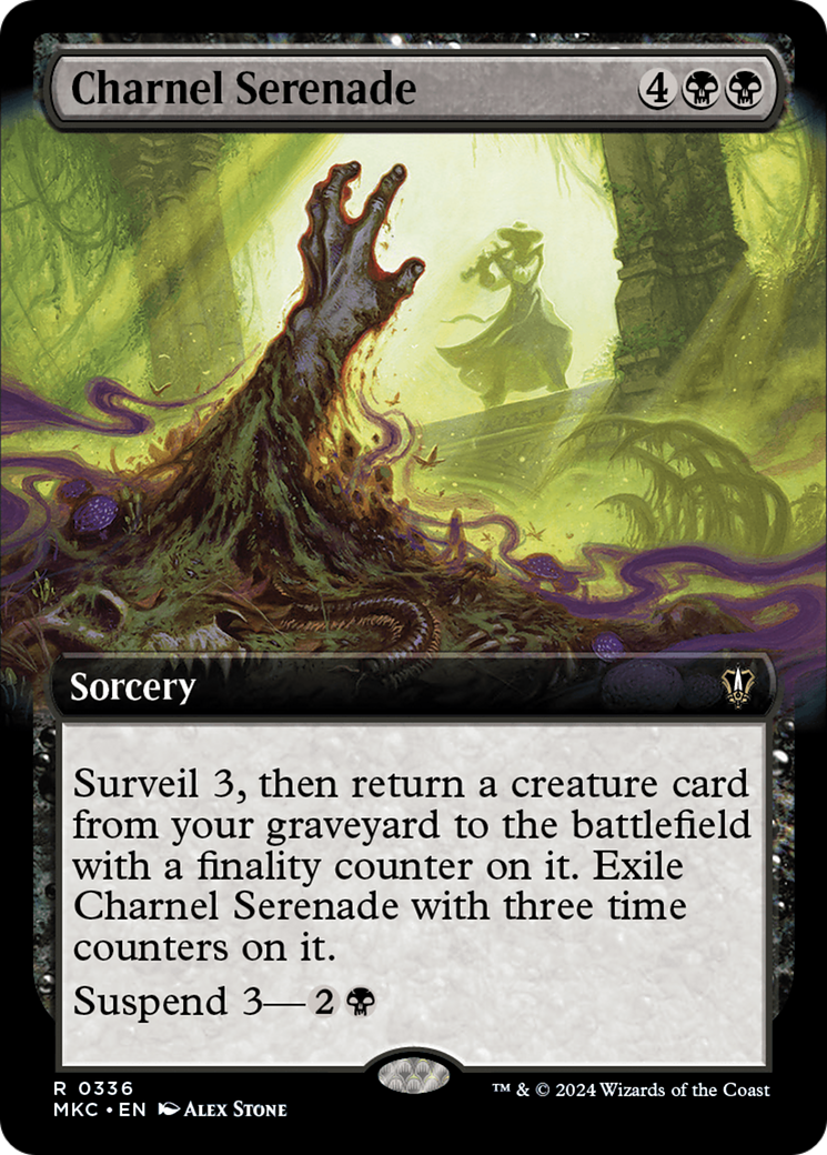 Charnel Serenade (Extended Art) [Murders at Karlov Manor Commander] | Dumpster Cat Games