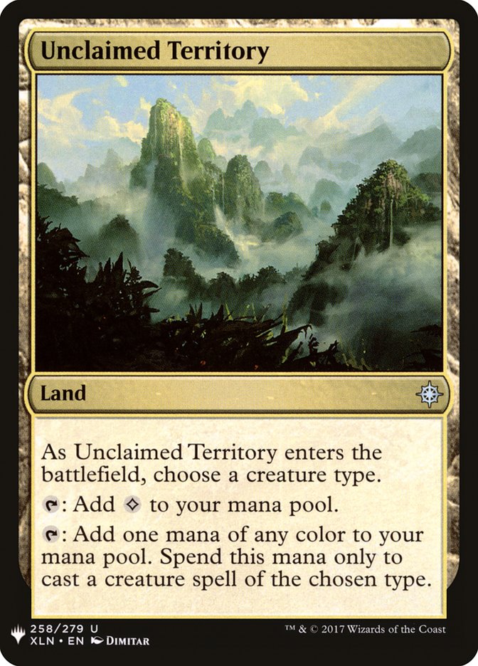 Unclaimed Territory [Mystery Booster] | Dumpster Cat Games