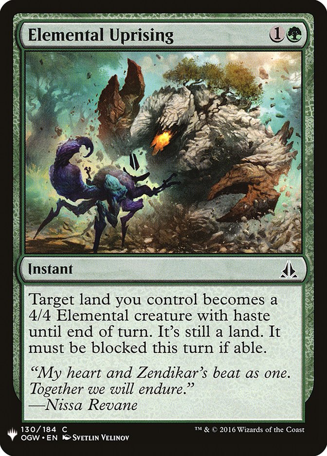 Elemental Uprising [Mystery Booster] | Dumpster Cat Games
