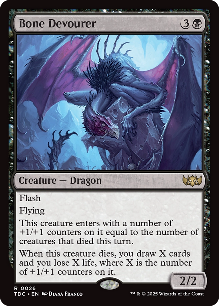 Bone Devourer [Tarkir: Dragonstorm Commander] | Dumpster Cat Games