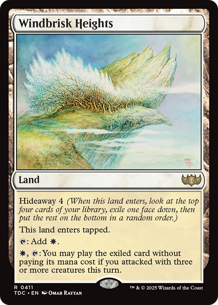 Windbrisk Heights [Tarkir: Dragonstorm Commander] | Dumpster Cat Games