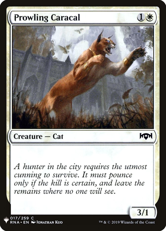 Prowling Caracal [Mystery Booster] | Dumpster Cat Games