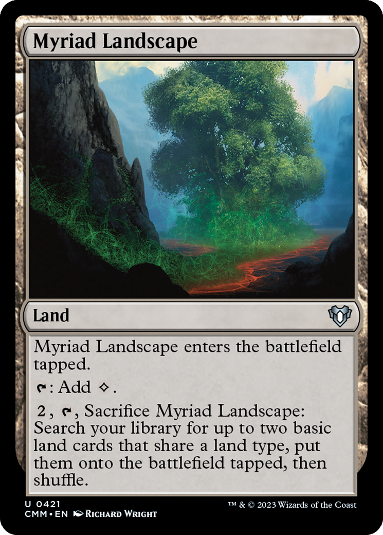 Myriad Landscape [Commander Masters] | Dumpster Cat Games
