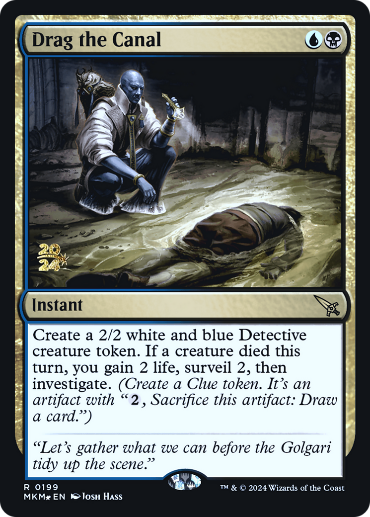 Drag the Canal [Murders at Karlov Manor Prerelease Promos] | Dumpster Cat Games
