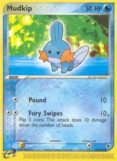 Mudkip (60/109) [EX: Ruby & Sapphire] | Dumpster Cat Games