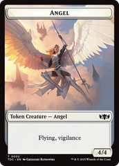 Angel // Spirit Double-Sided Token [Tarkir: Dragonstorm Commander Tokens] | Dumpster Cat Games