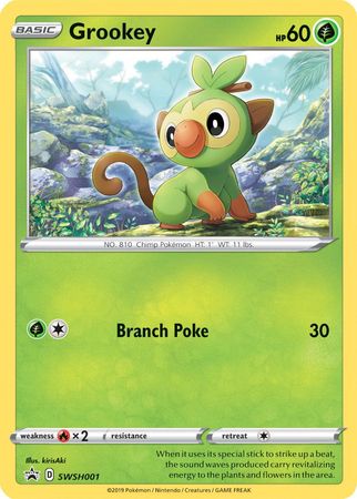 Grookey (SWSH001) [Sword & Shield: Black Star Promos] | Dumpster Cat Games