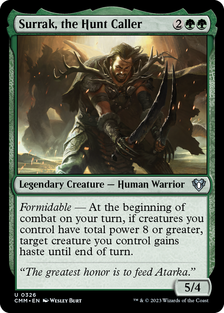 Surrak, the Hunt Caller [Commander Masters] | Dumpster Cat Games