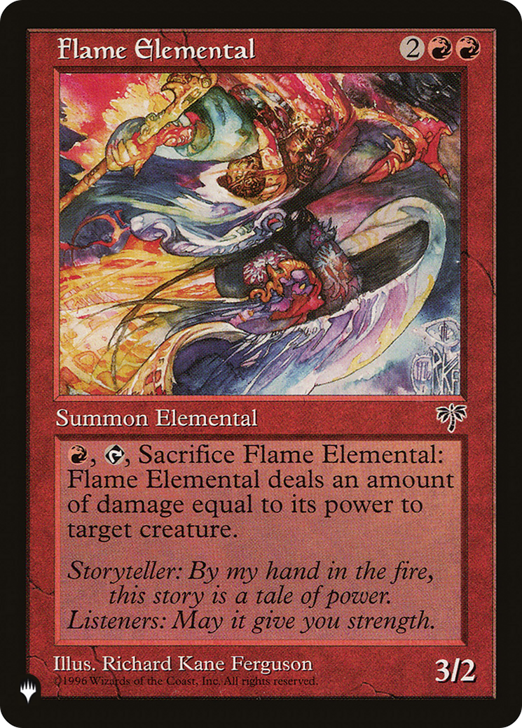 Flame Elemental [The List] | Dumpster Cat Games