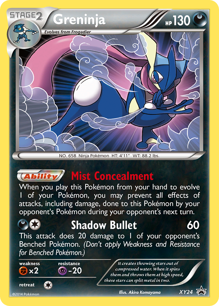 Greninja (XY24) [XY: Black Star Promos] | Dumpster Cat Games