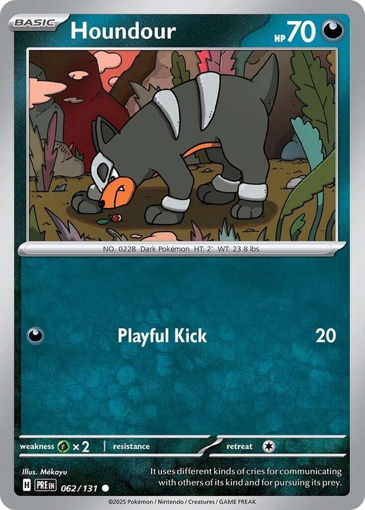Houndour (062/131) [Scarlet & Violet: Prismatic Evolutions] | Dumpster Cat Games