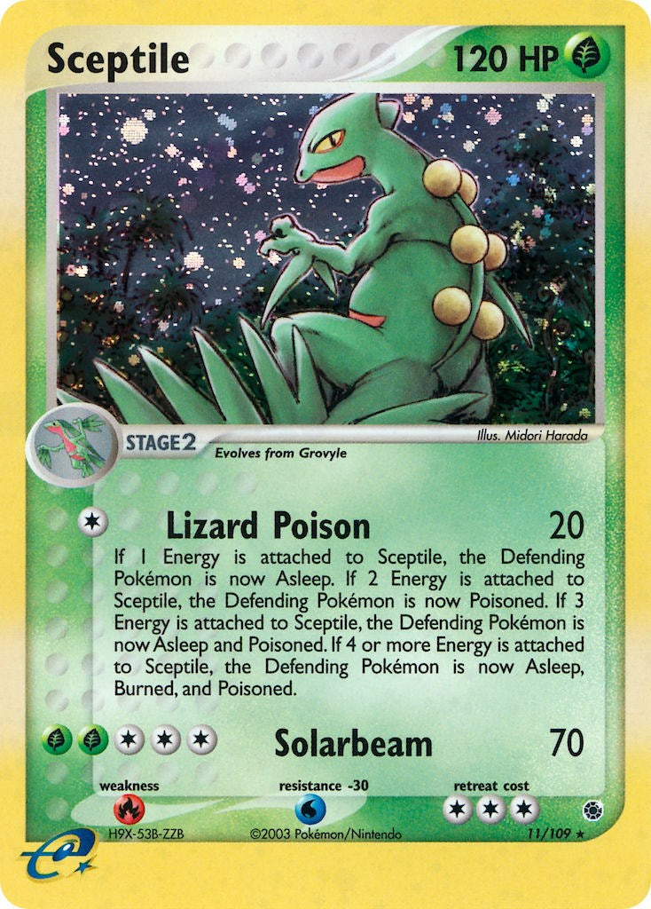 Sceptile (11/109) [EX: Ruby & Sapphire] | Dumpster Cat Games