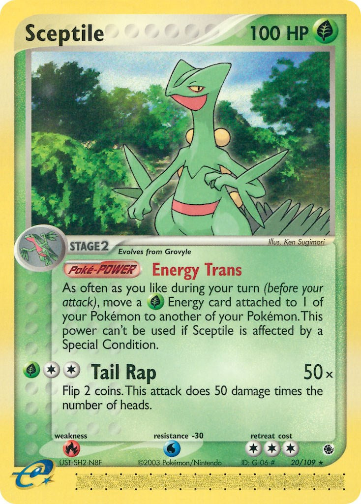 Sceptile (20/109) [EX: Ruby & Sapphire] | Dumpster Cat Games
