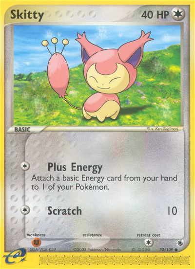 Skitty (70/109) [EX: Ruby & Sapphire] | Dumpster Cat Games