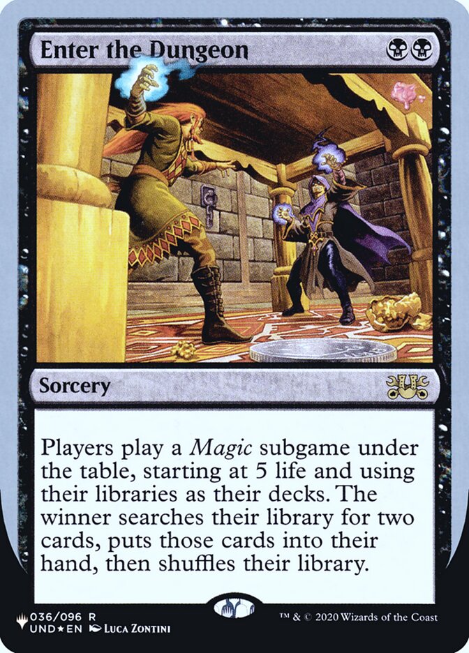 Enter the Dungeon (Unfinity Foil Edition) [The List] | Dumpster Cat Games