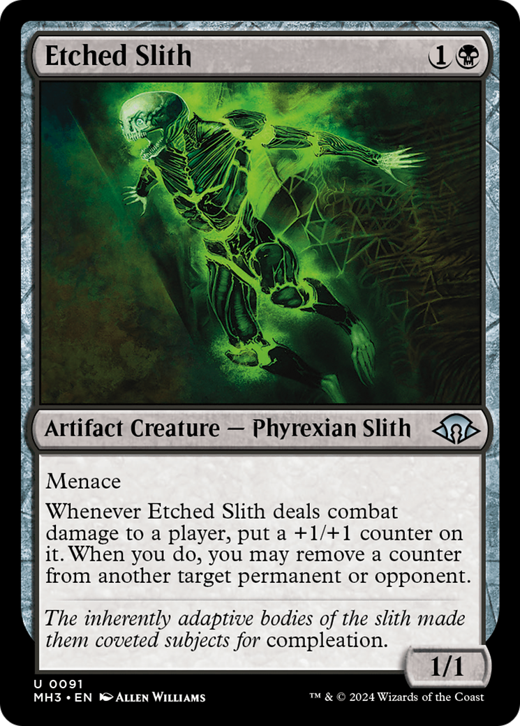 Etched Slith [Modern Horizons 3] | Dumpster Cat Games