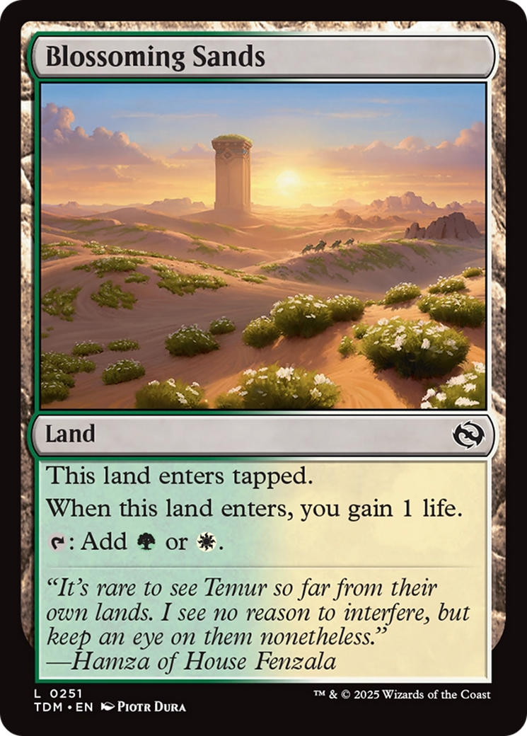Blossoming Sands [Tarkir: Dragonstorm] | Dumpster Cat Games