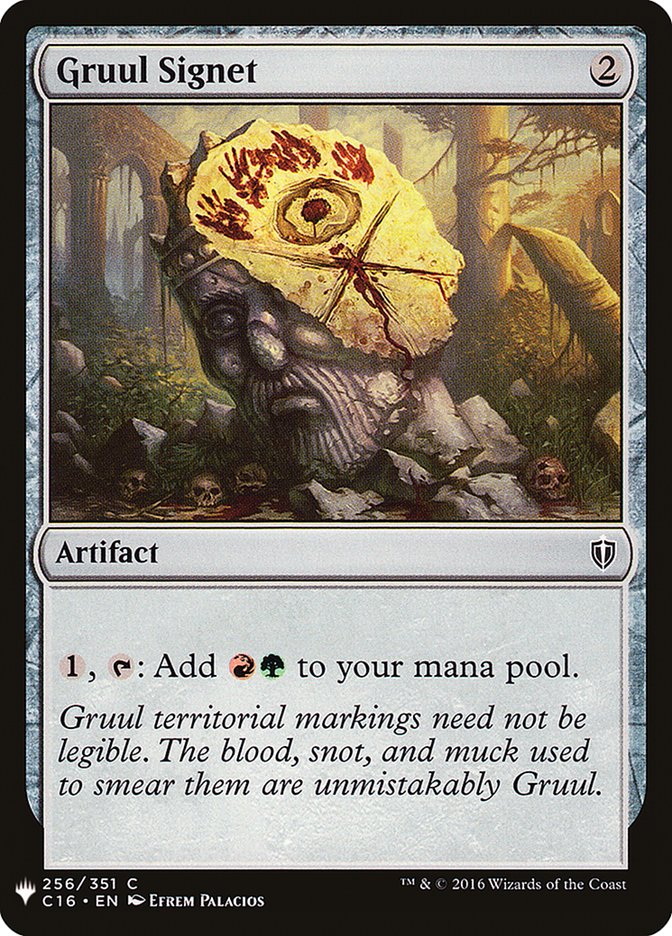 Gruul Signet [Mystery Booster] | Dumpster Cat Games