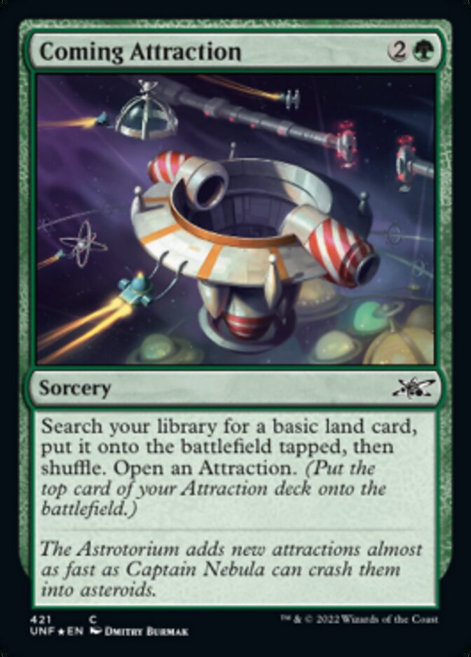 Coming Attraction (Galaxy Foil) [Unfinity] | Dumpster Cat Games