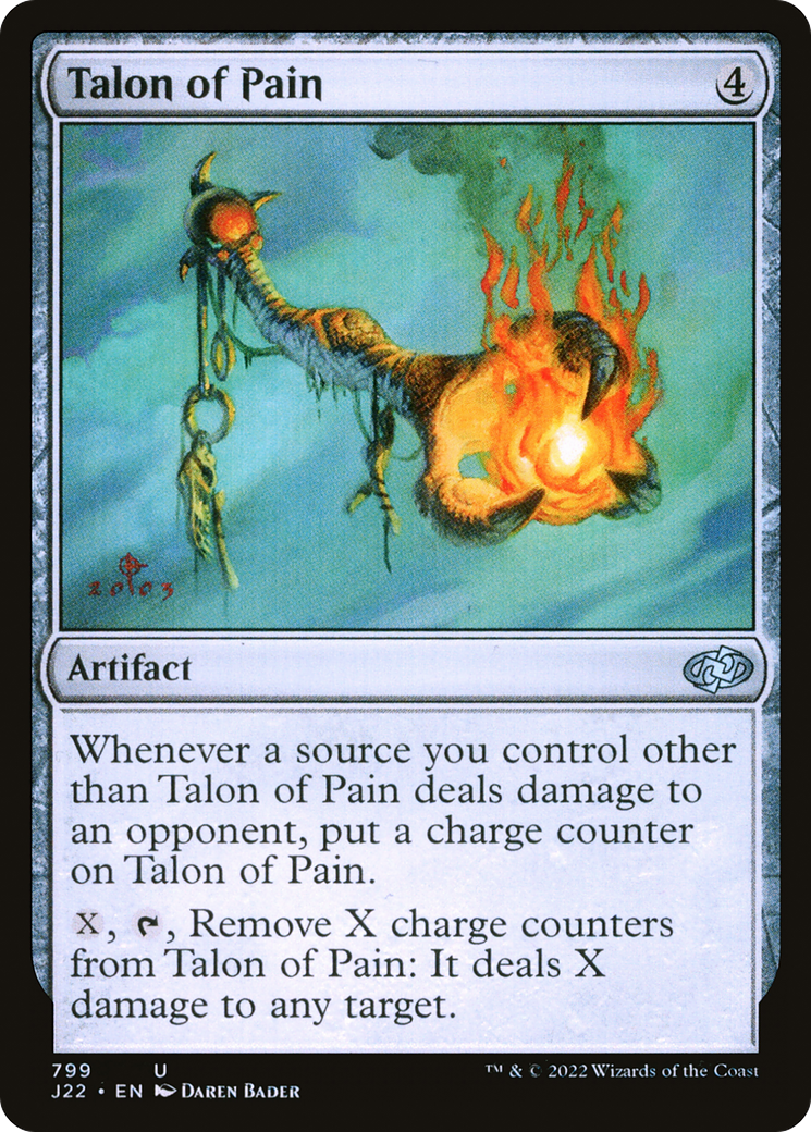 Talon of Pain [Jumpstart 2022] | Dumpster Cat Games