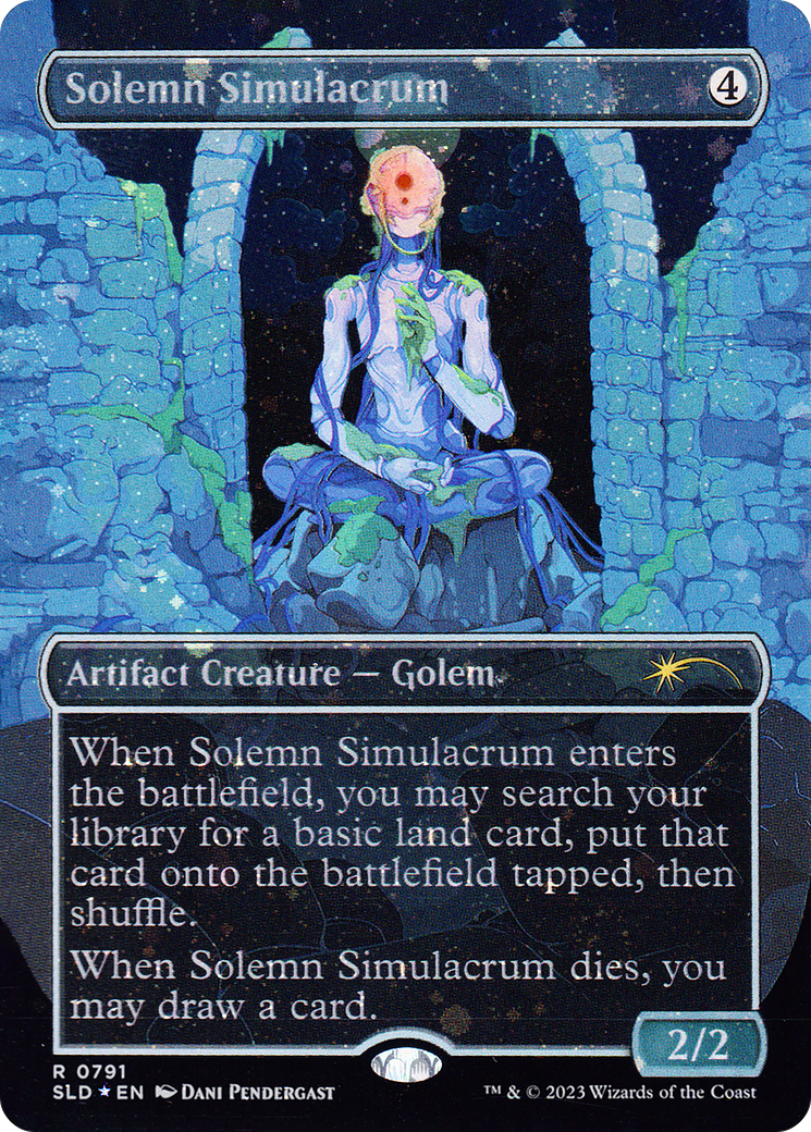 Solemn Simulacrum (1725) (Rainbow Foil) [Secret Lair Drop Series] | Dumpster Cat Games