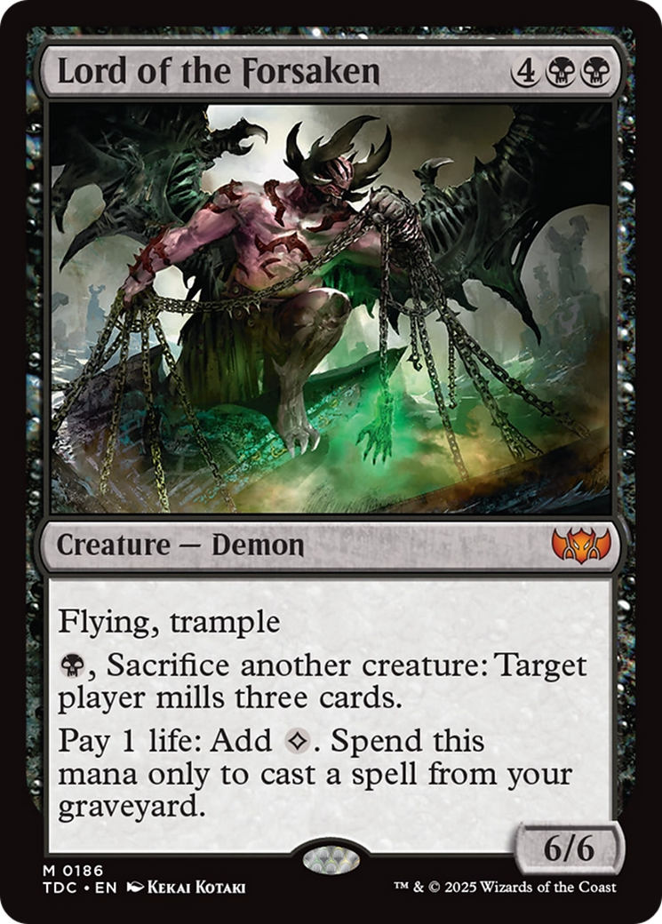 Lord of the Forsaken [Tarkir: Dragonstorm Commander] | Dumpster Cat Games