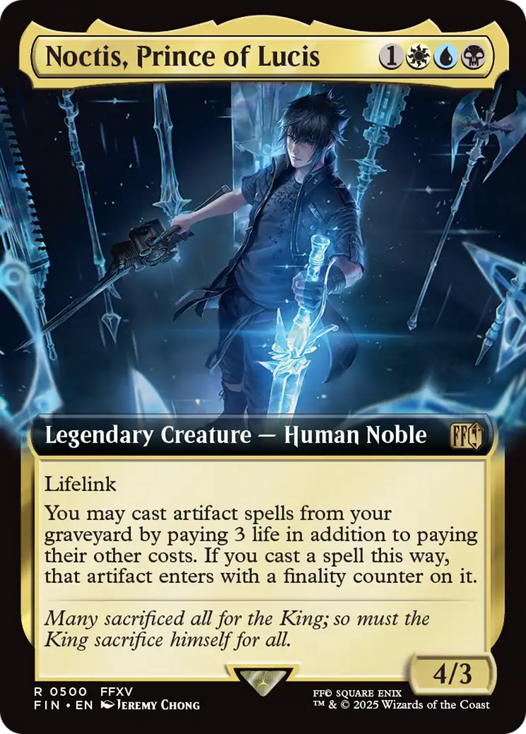 Noctis, Prince of Lucis (Extended Art) [FINAL FANTASY] | Dumpster Cat Games