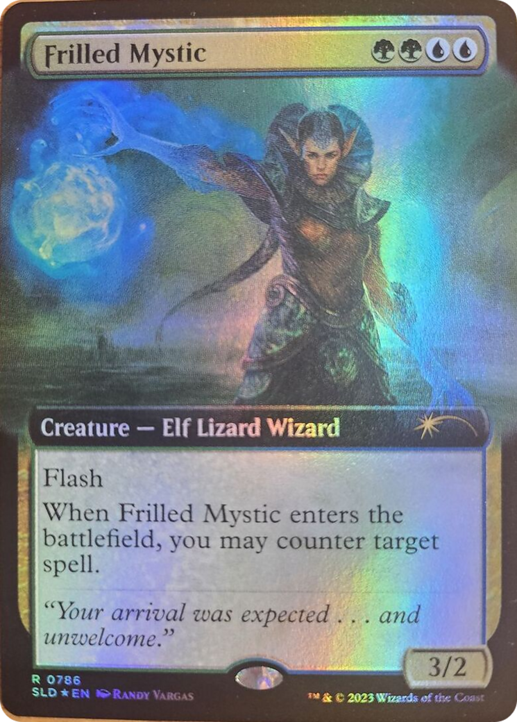 Frilled Mystic (Extended Art) [Secret Lair Drop Series] | Dumpster Cat Games