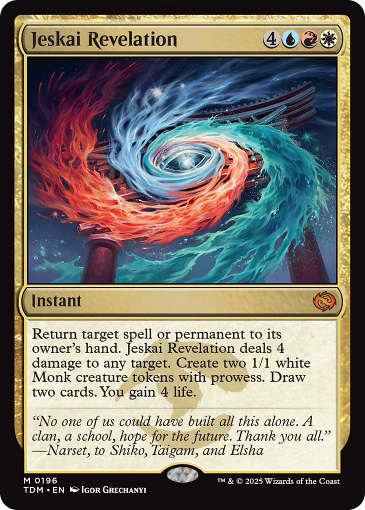 Jeskai Revelation [Tarkir: Dragonstorm] | Dumpster Cat Games